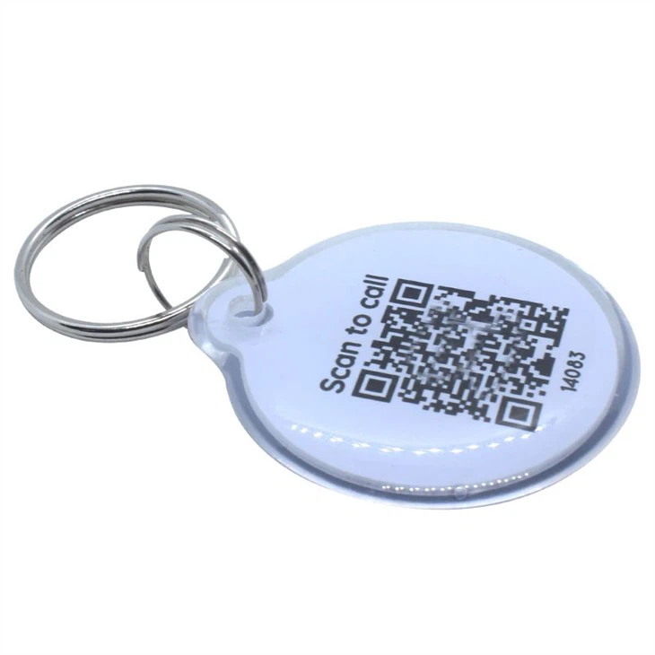 NFC Epoxy Keychain