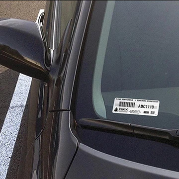 How do RFID windshield tags prevent theft?