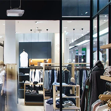 How do stores detect stolen items via RFID