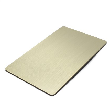 Brushed Gold NFC Business Card